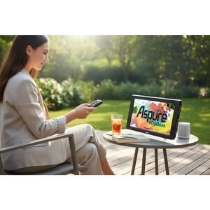 Aspure Leadstar 10.1” Portable Digital TV ATSC HDMI USB Battery Open Box